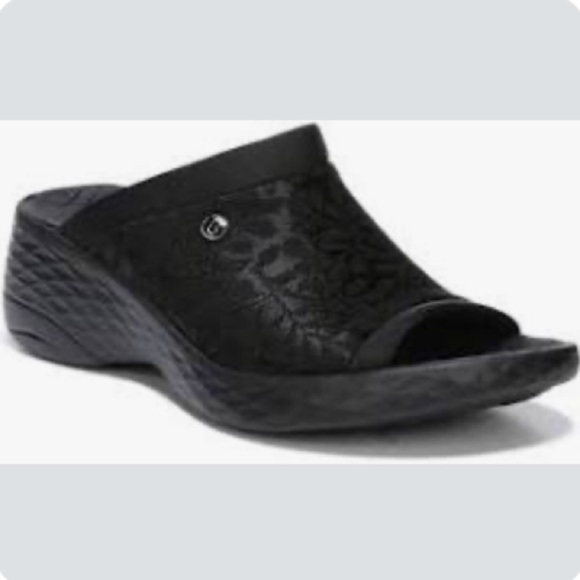 Bzees Black Jubilee Stretch Slide Comfort Arch Support Walking Sandals NWOB - Picture 6 of 12